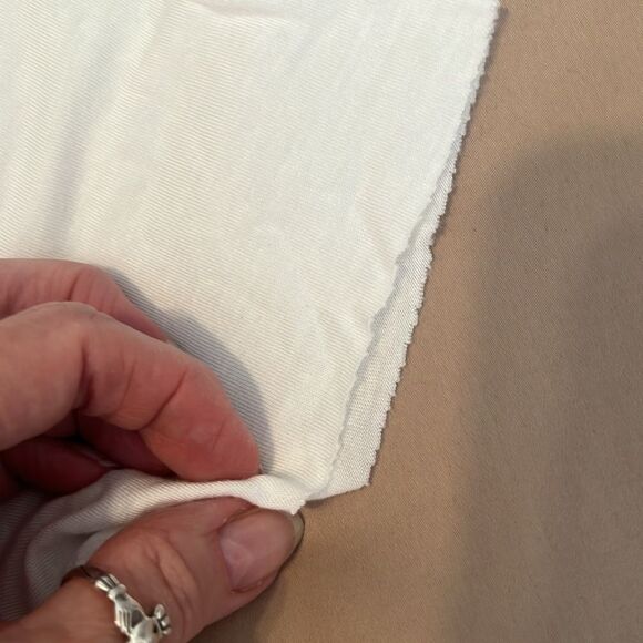 NWOT Project Social T size small “Vacation Por Favor” graphic thin white shirt - Picture 5 of 8